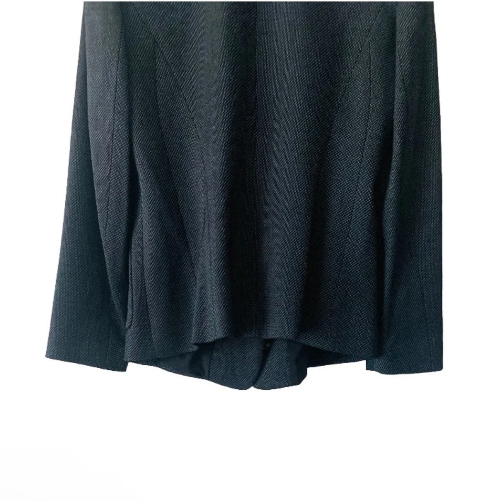 Lafayette 148 Gray Textured Double-Breasted Blazer Jacket Women Sz 8 Academia